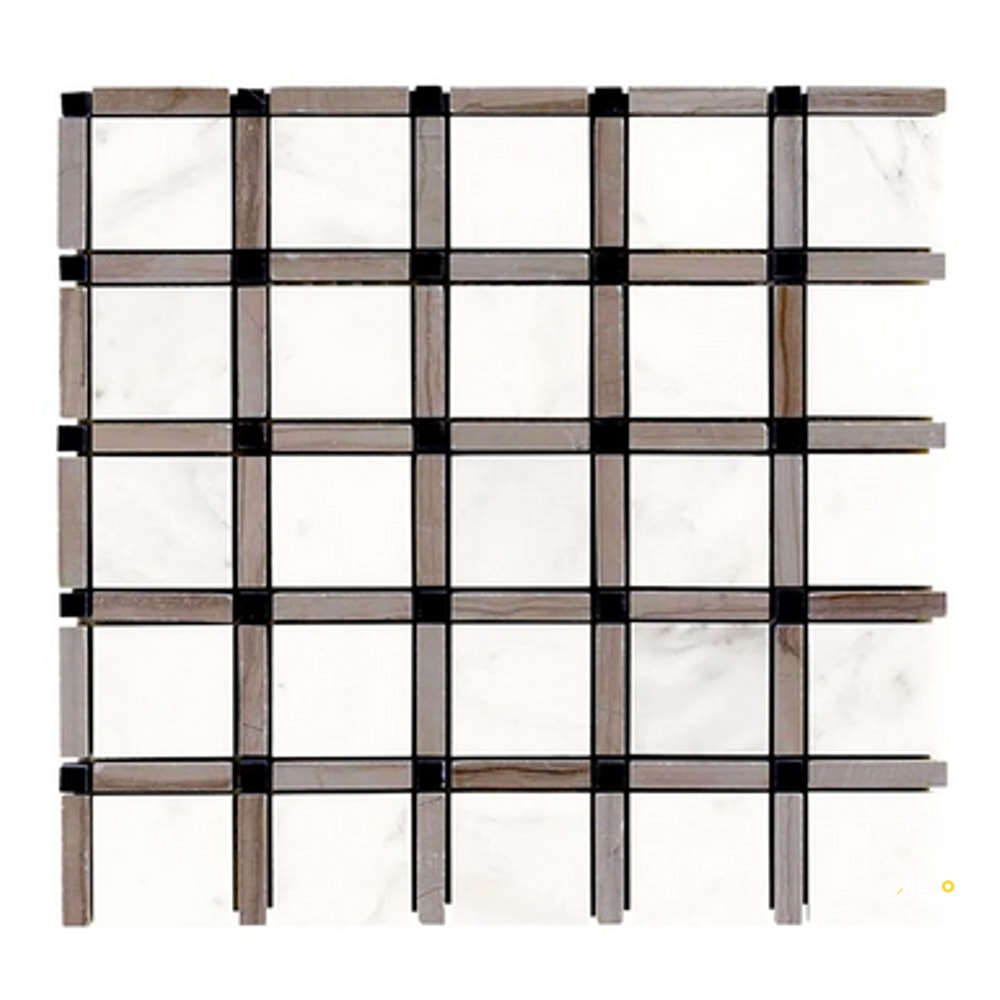 CHAPTER 3 - STREAM STONE SLEEK PATTERN B MOSAIC 12" X 12" - 3