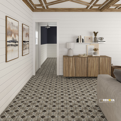 QUARTETTO MATTE ROMBO DECO 8X8 - 4