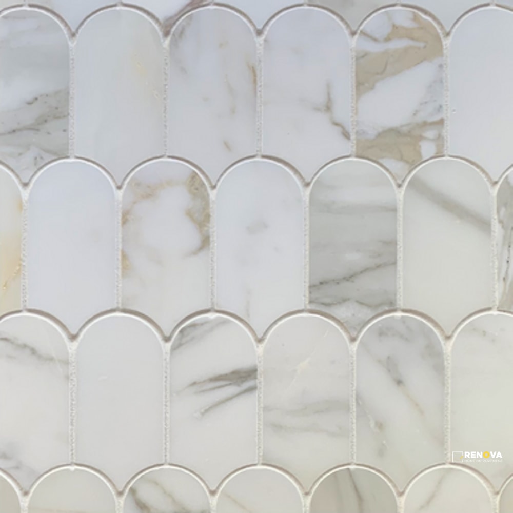 CALACATTA GOLD GENERATION Z HONED CATHEDRAL MOSAIC - 2