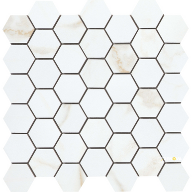 VISCONDE MATTE 2IN HEXAGON MOSAIC 12X12