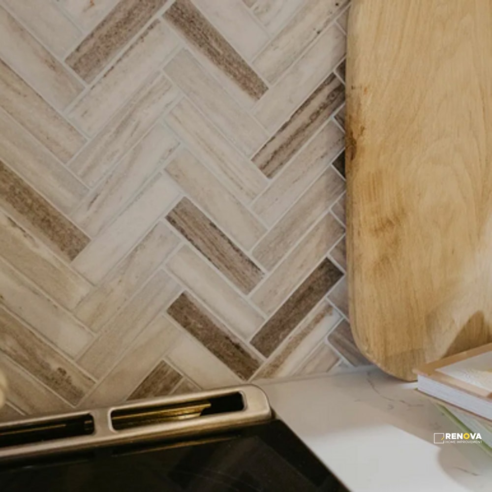 SKYLINE HONED HERRINGBONE MOSAIC 1" X 4" - 6