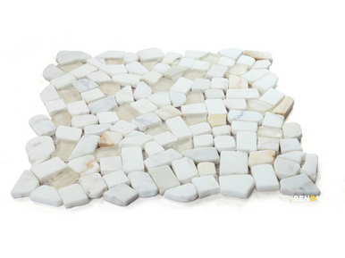 PEBBLE CALACATTA GOLD MOSAIC 12" X 12" - 4