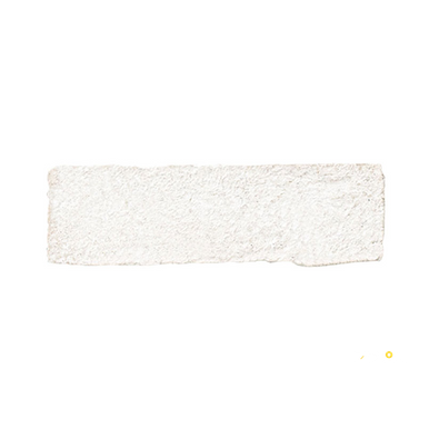 ALPINE WHITE CLAY BRICK MOSAIC 2.25X7.5