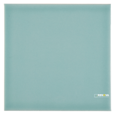CROSSVILLE CURSIVE SOFT TEAL 6X6 FIELD GLOSS