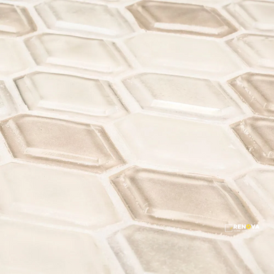 CHAPTER 1 - SUITE GLASS BEVELED ELONGATED HEX 10-1/2" X 11-3/8" - 5