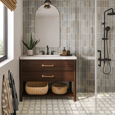 CELINE MATTE FIELD TILE 2" X 6" - BEDTIL5886 - 5