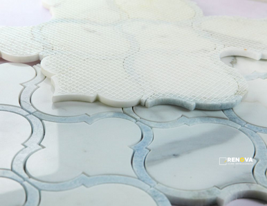 ALICE PRECIOUS BLUE MOSAIC 11.5" X 12" - 3