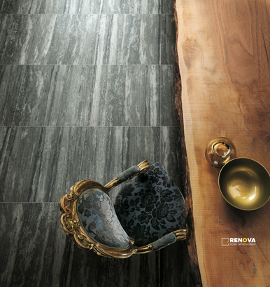 I-TRAVERTINI BLACK GLOSSY 24" X 48" - 6