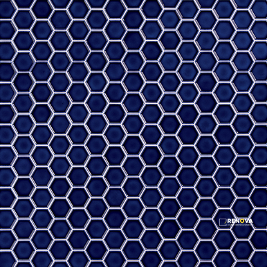 ARTEFINO JEWEL FRAMED HEXAGON GLOSSY MOSAIC 2.5 - 14X12 - 6