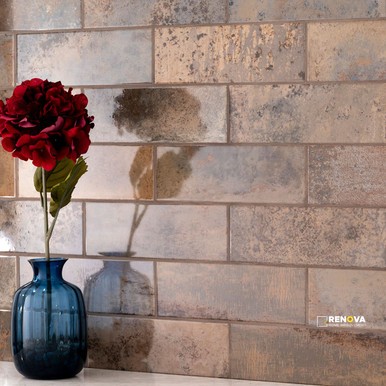 MARZA RUST 4X12 GLOSSY ( 11.22 SF PER BOX ) - 2