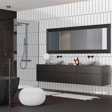 METRO WHITE 4X16 GLOSSY  ( 11.1 SF PER BOX ) - 2