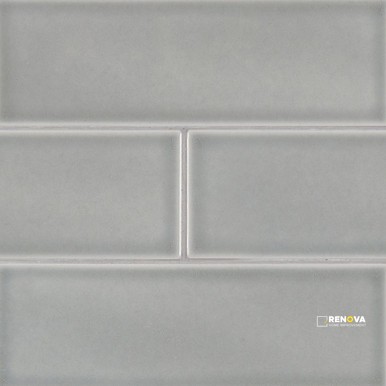 MORNING FOG GLAZED HANDCRAFTED 4X12 ( 1.998 SF PER BOX ) - 4
