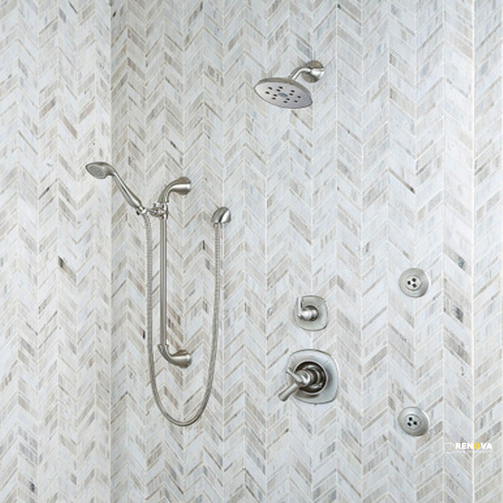 PALISANDRO POLISHED CHEVRON MOSAIC 10MM