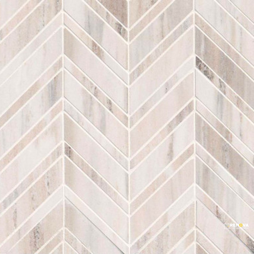 PALISANDRO POLISHED CHEVRON MOSAIC 10MM - 6
