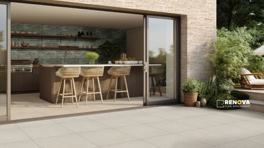 ARTERRA PAVER LIVINGSTYLE PEARL 24X24X2CM ( 8 SF PER BOX ) - 5
