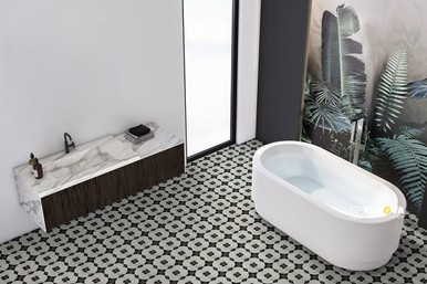 ZARIA SAKURA 8X8 ( 5.16 SF PER BOX ) - 2