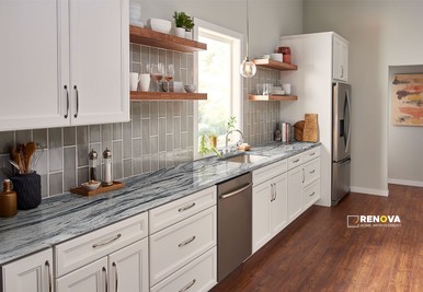 MORNING FOG GLAZED HANDCRAFTED 4X12 ( 1.998 SF PER BOX ) - 3