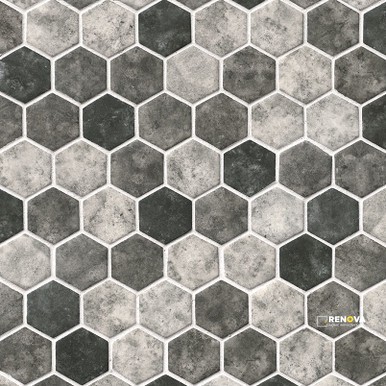 URBAN TAPESTRY HEXAGON MOSAIC 2IN 6MM - 6