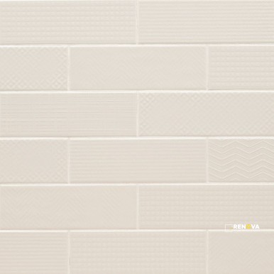 URBANO CREMA 3D MIX 4X12 GLOSSY ( 9.69 SF PER BOX ) - 4