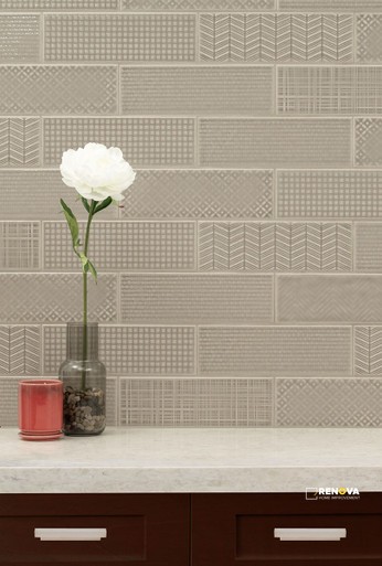 URBANO WARM CONCRETE 3D MIX 4X12 GLOSSY ( 9.69 SF PER BOX ) - 2
