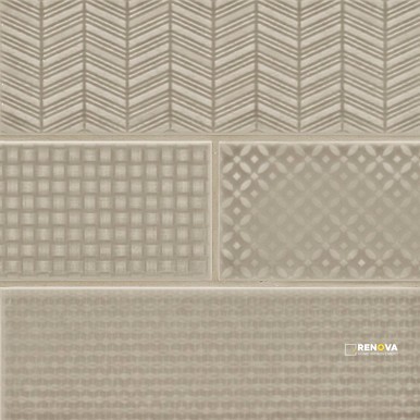 URBANO WARM CONCRETE 3D MIX 4X12 GLOSSY ( 9.69 SF PER BOX ) - 6