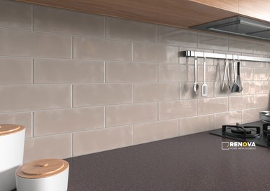 URBANO WARM CONCRETE 4X12 GLOSSY ( 9.69 SF PER BOX ) - 3