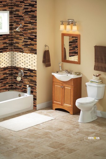 VALENCIA BLEND ELONGATED OCTAGON MOSAIC 10MM - 4