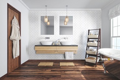 WHITE GLOSSY 3X6 INVERTED BEVELED ( 10.648 SF PER BOX ) - 2
