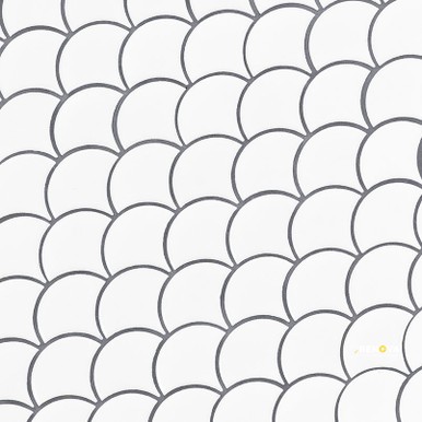 RETRO BIANCO SCALLOP 6MM GLOSSY ( 13.65 SF PER BOX ) - 3