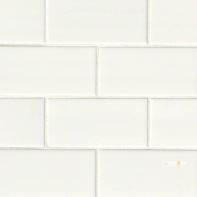 WHITE GLOSSY 3X6 ( 10.648 SF PER BOX ) - 6